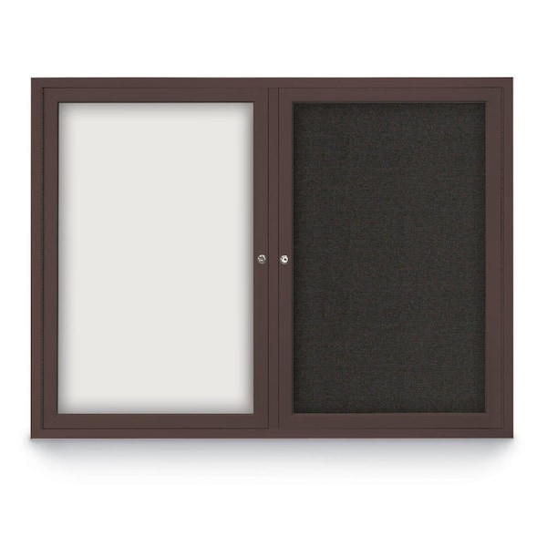 United Visual Products Corkboard, Cloud/ Satin, 24" x 36" UV402-SATIN-CLOUD - main